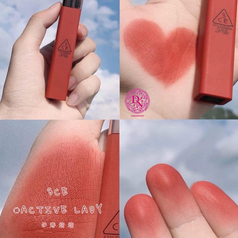 son-kem-li-3ce-cloud-lip-tint-mau-active-lady