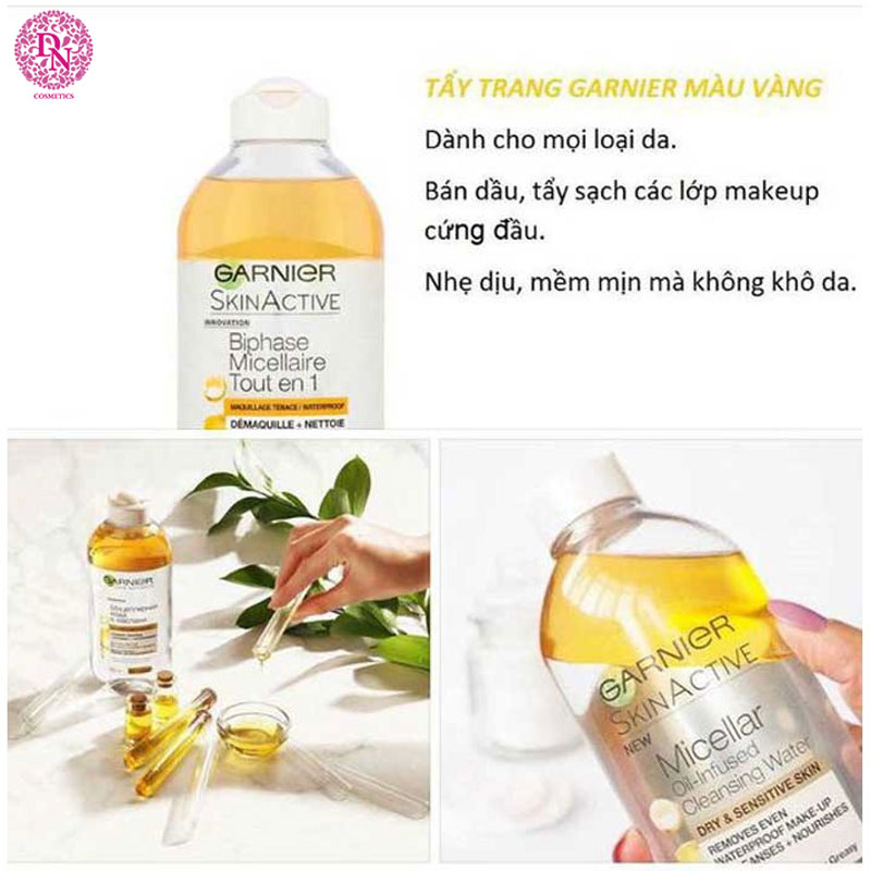 tay-trang-garnier-phap-400ml-mau-vang