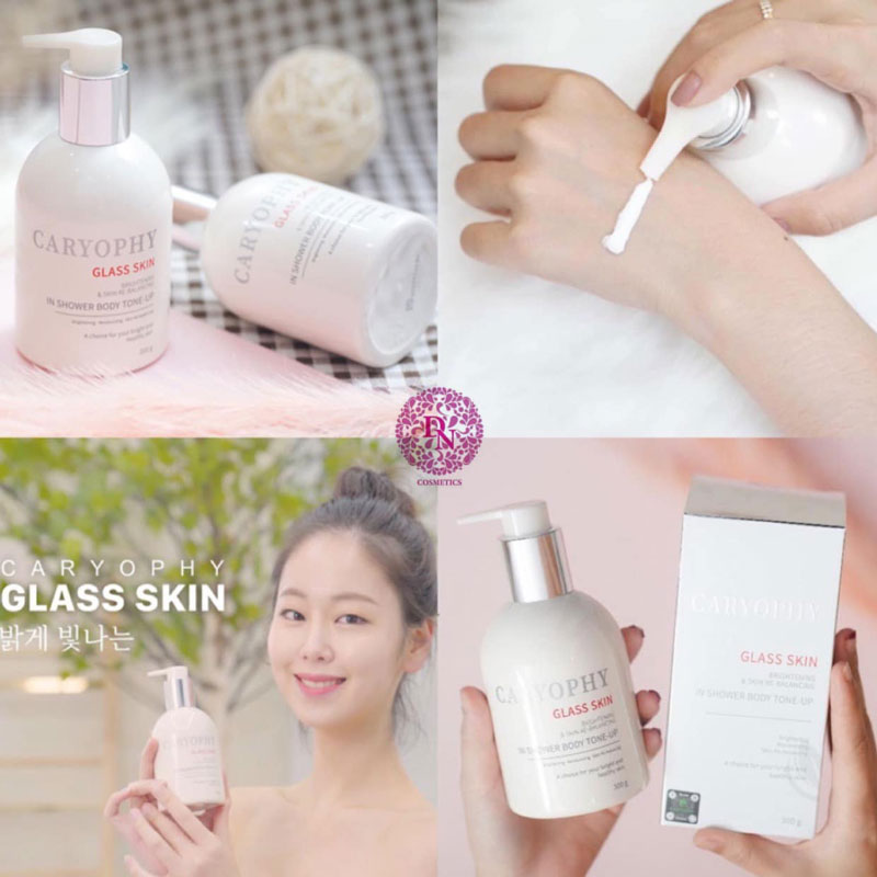 kem-duong-the-caryophy-3-in-1-glass-skin-in-the-shower-body-tone-up