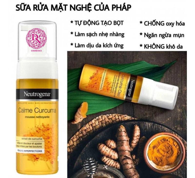 sua-rua-mat-tao-bot-tinh-chat-nghe-neutrogena-cal0me-curcuma-150ml