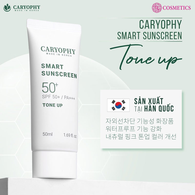 kem-chong-nang-caryophy-smart-sunscreen-spf50-tone-up-50ml