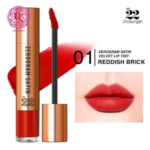 son-kem-chosungah-ver22-zerogram-satin-velvet-lip-tint-01-bright-red