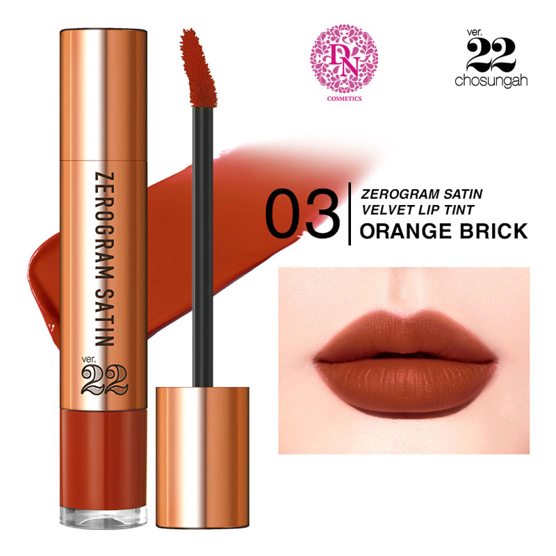 son-kem-chosungah-ver22-zerongram-satin-velvet-lip-tint-03-orange-brick