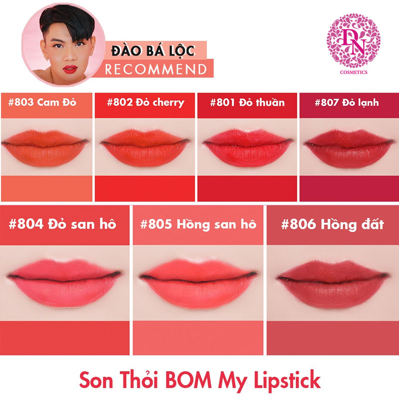 son-li-bom-my-lipstick-801-my-red-do-thuan