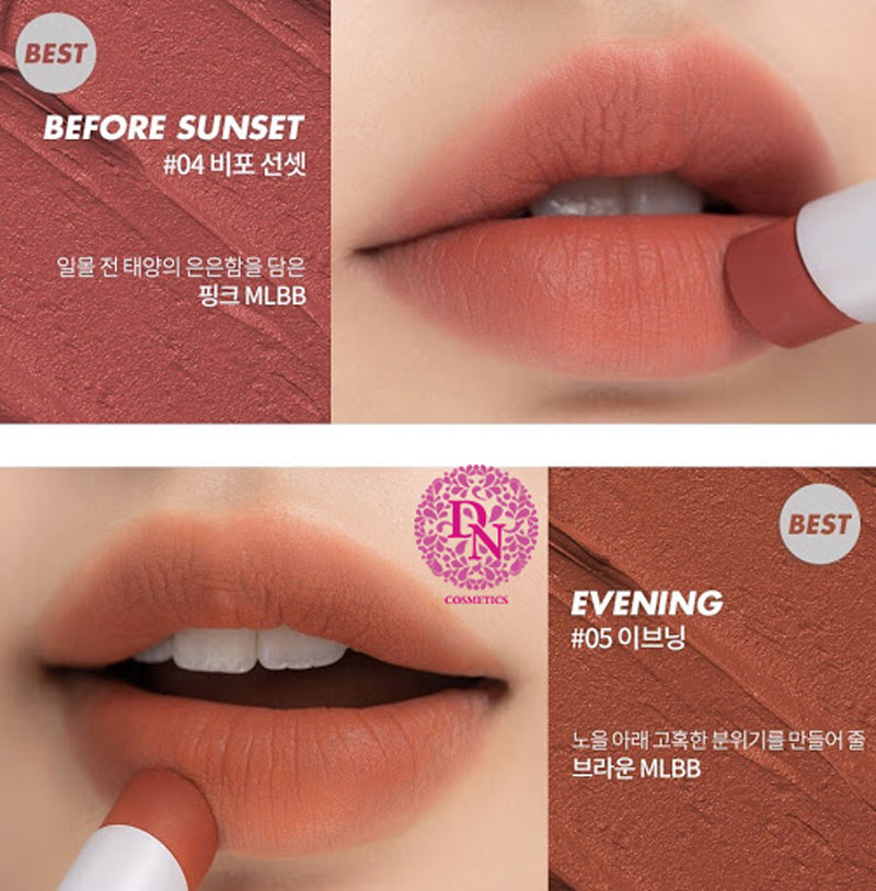 son-thoi-li-romand-new-zero-matte-lipstick-05-mau-cam-dat