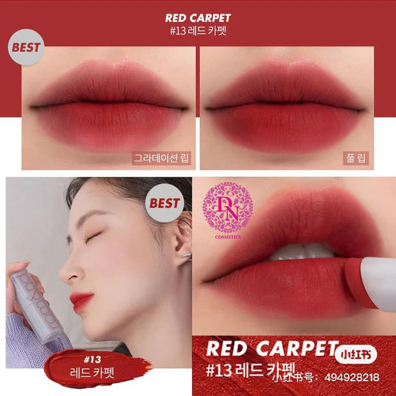 son-thoi-li-romand-new-zero-matte-lipstick-13-mau-do-dat-lanh