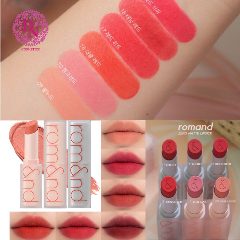 son-thoi-li-romand-new-zero-matte-lipstick-17-mau-do-hong